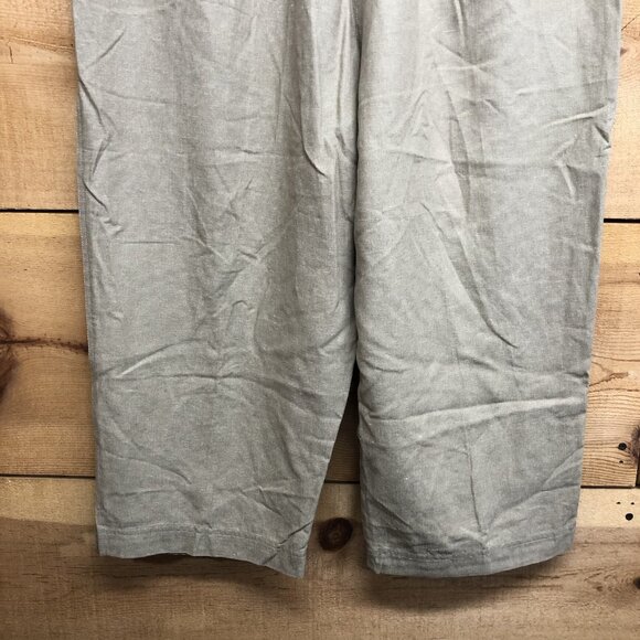 NWT Vintage ELCC Silk Linen Pants Womens Size XL Casual Solid Beige Drawstring - Picture 9 of 9